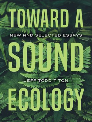 cover image of Toward a Sound Ecology